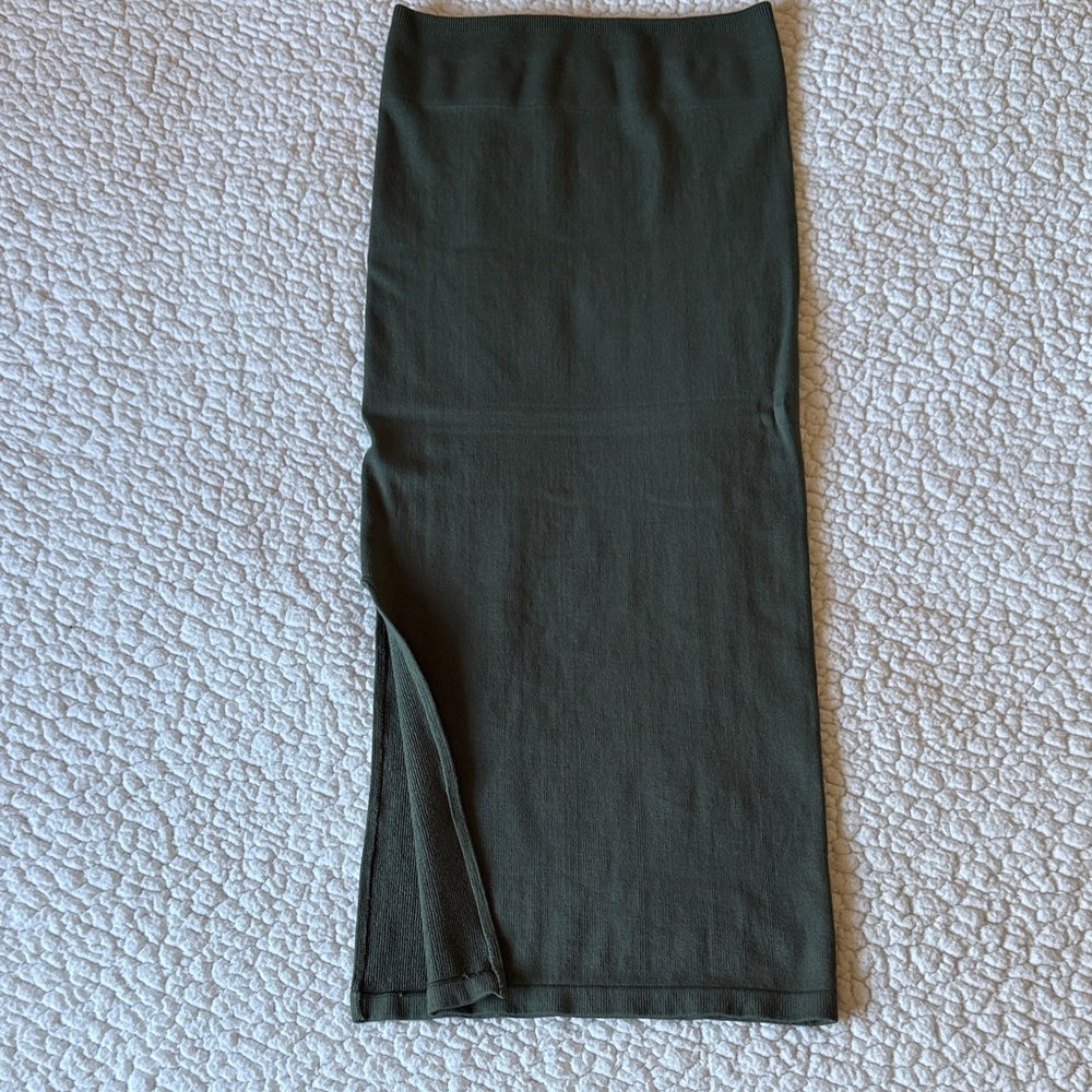 Stretchy Green Women's Skirt